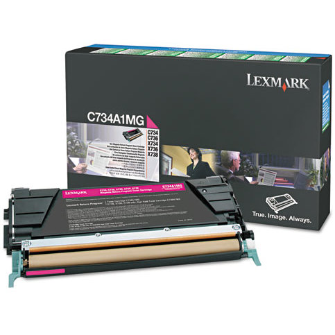 Toner Lexmark magenta | return | 10000pgs | C748