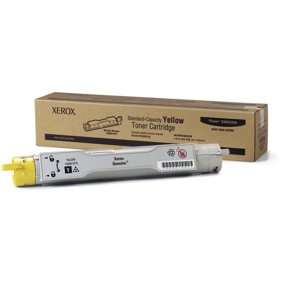 CARTUS TONER YELLOW 106R01075 4K SN ORIGINAL XEROX PHASER 6300