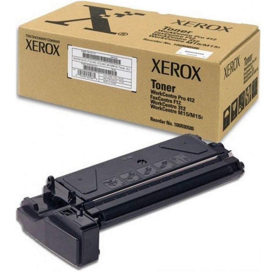 CARTUS TONER 106R00586 6K SN ORIGINAL XEROX WC PRO 412