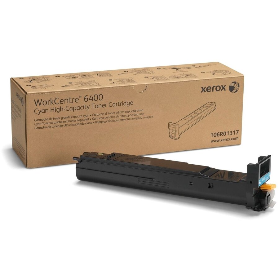 CARTUS TONER CYAN 106R01317 14K SN ORIGINAL XEROX WC 6400S