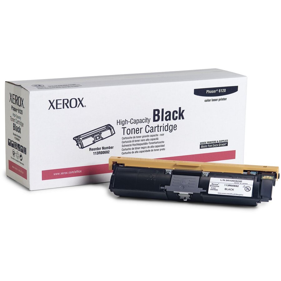 CARTUS TONER BLACK 113R00692 4,5K SN ORIGINAL XEROX PHASER 6120