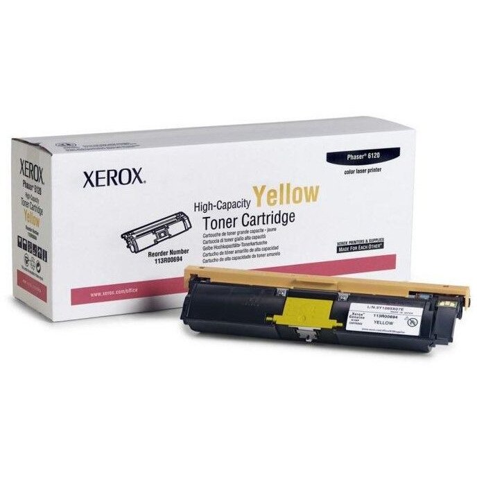 CARTUS TONER YELLOW 113R00694 4,5K SN ORIGINAL XEROX PHASER 6120
