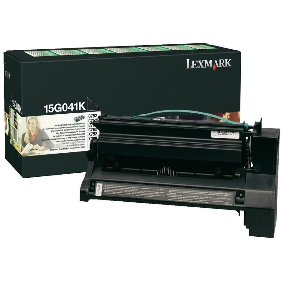 CARTUS TONER RETURN BLACK 15G041BK 6K ORIGINAL LEXMARK OPTRA C752