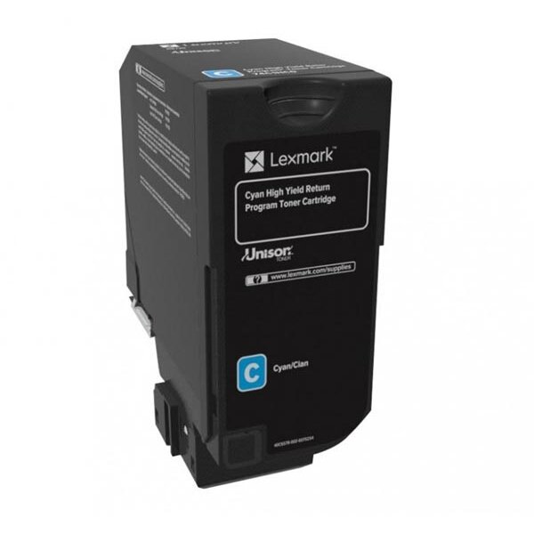 CARTUS TONER RETURN CYAN 74C2HC0 12K ORIGINAL LEXMARK CS720DE