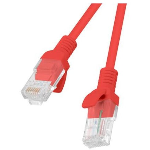 Cablu Lanberg Patchcord RJ45 cat. 6 UTP 1.5m , rosu