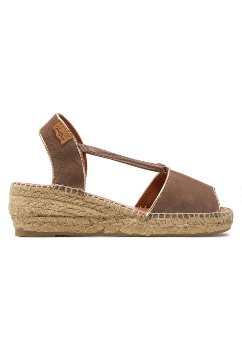 Sandale dama - 80541 -  Piele naturala - Maro