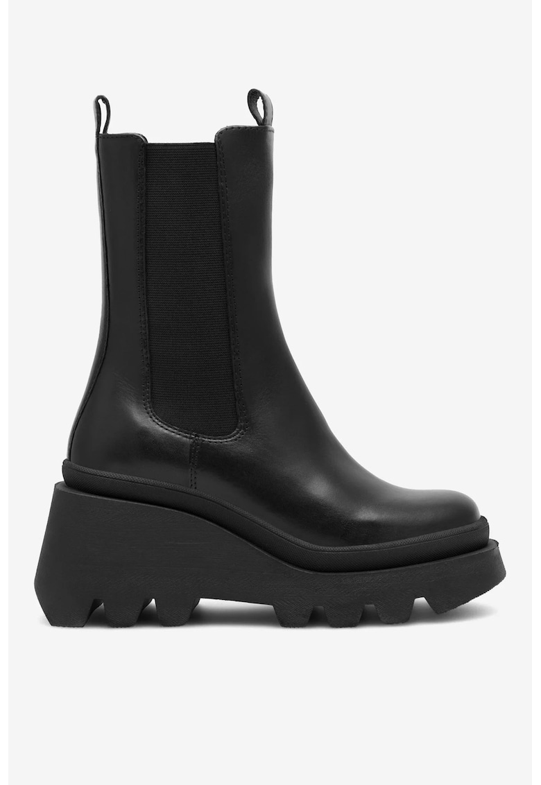 Ghete dama  5905588109280 - Piele naturala - Negru - Negru