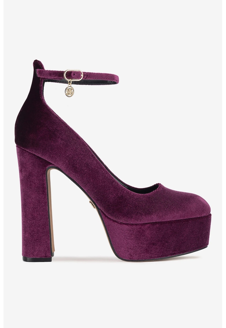 Pantofi dama  5905588931416 - Textil - Violet - Violet