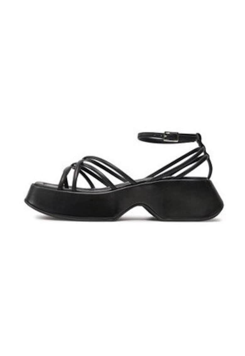 Sandale dama Vic Matie - 303969356 - Piele naturala - Negru - Negru