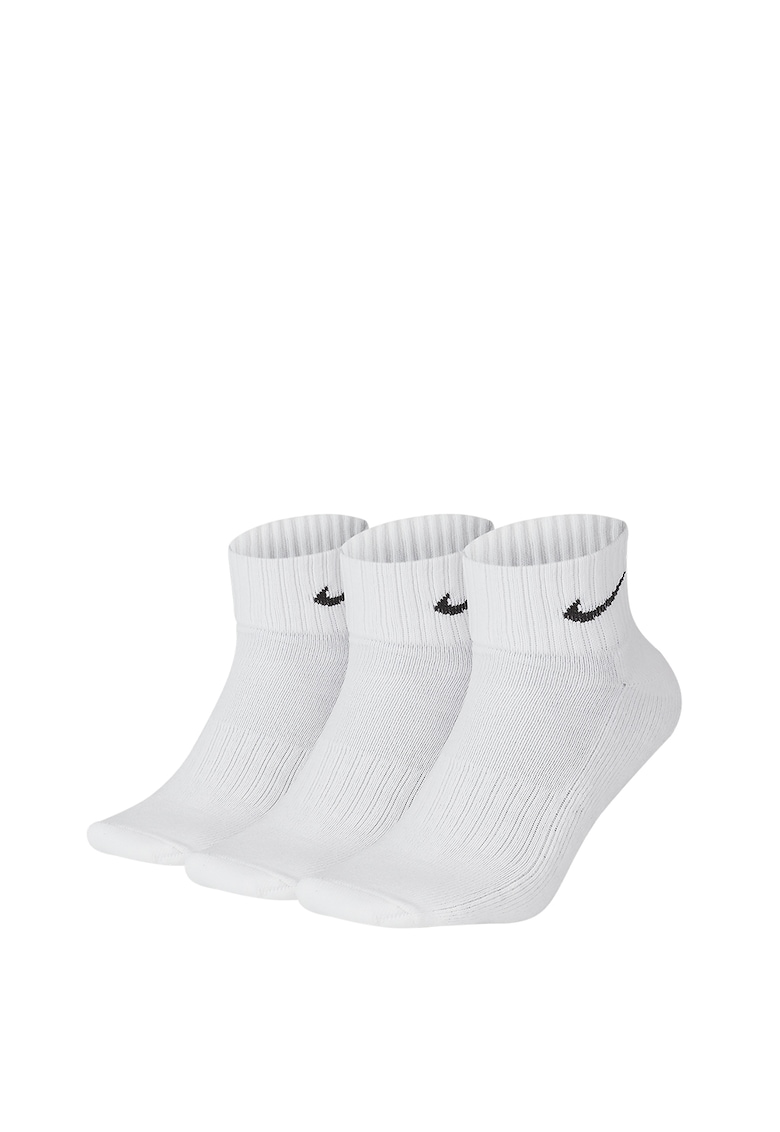 Sosete unisex  3PPK Value Cotton Quarter - Negru/Alb optic