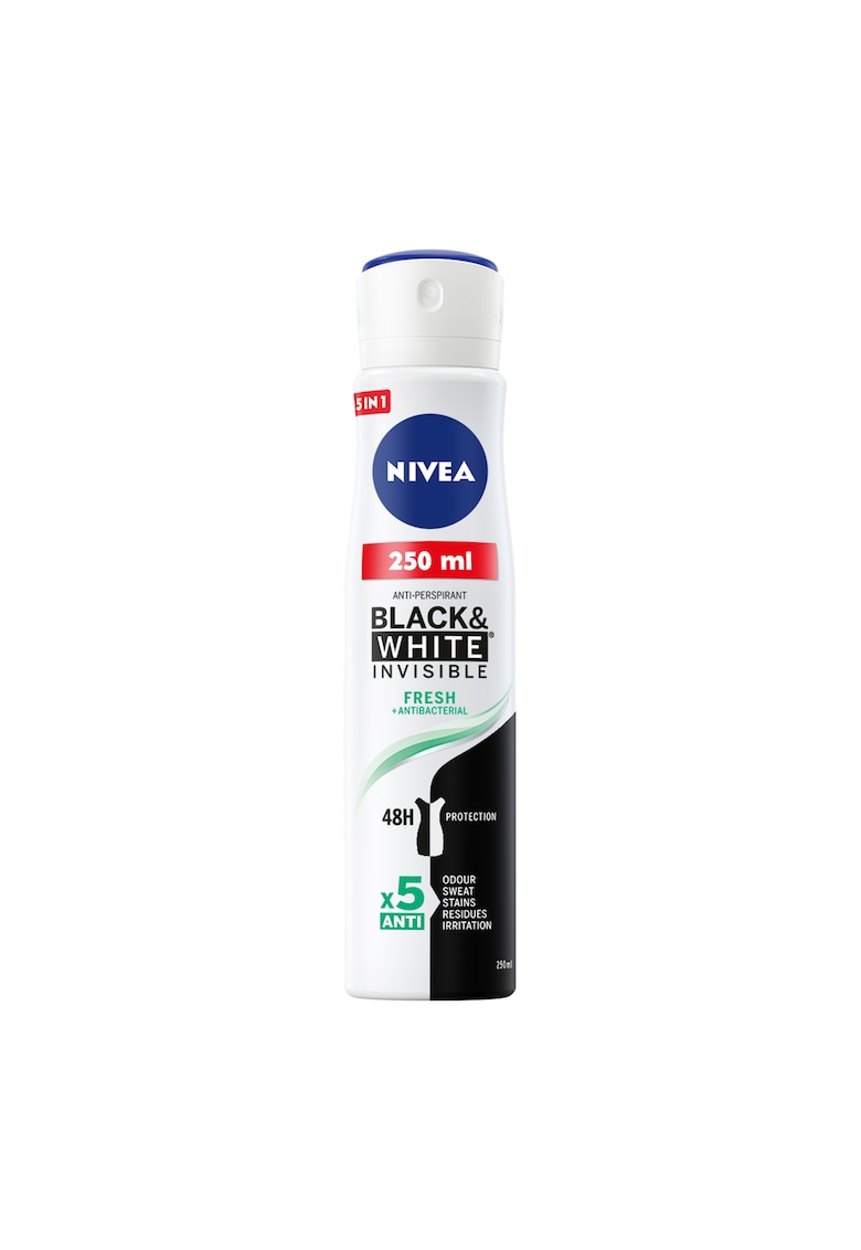 Deodorant spray  Invisible for Black & White - 250 ml - Fresh