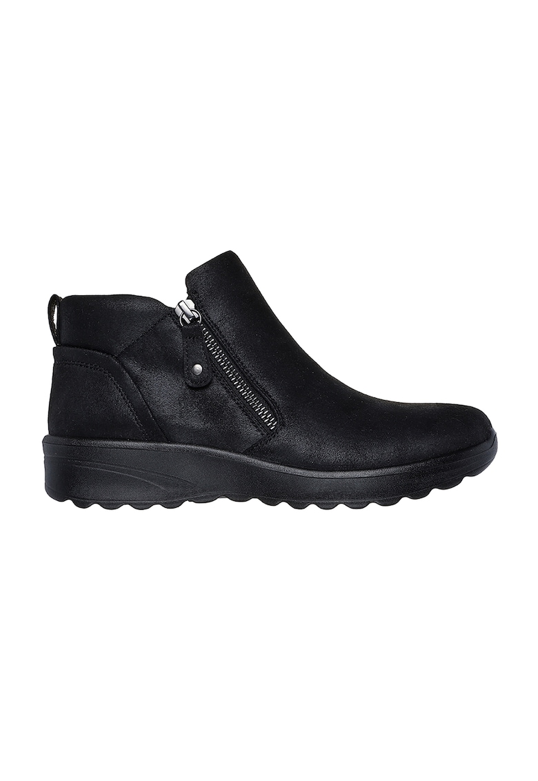 Ghete de piele ecologica Fall in Bloom - Negru