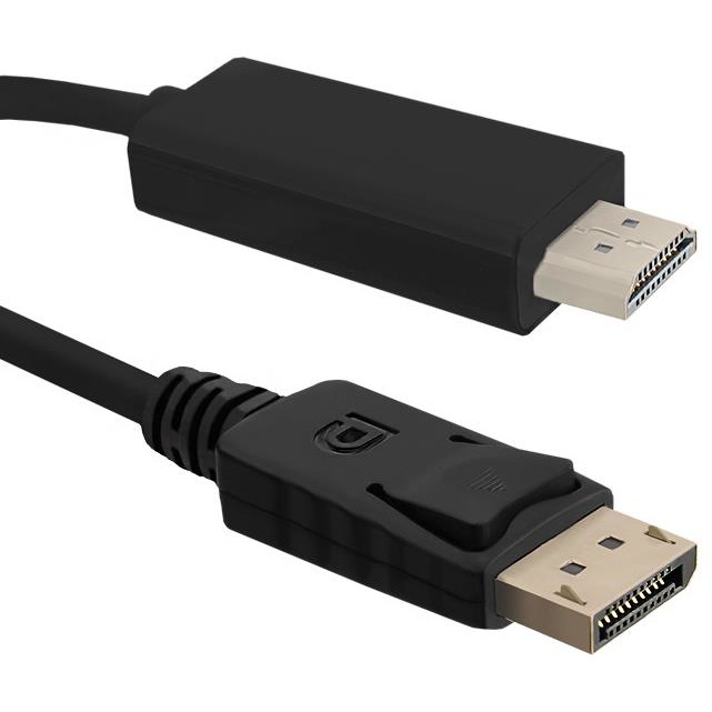 Qoltec Cable DisplayPort v1.1 / HDMI | 1080p | 3m