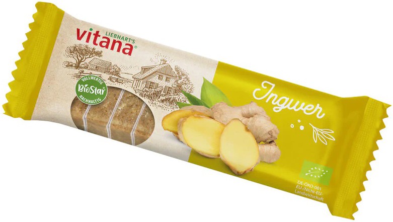 Baton bio cu ghimbir, 60g Vitana