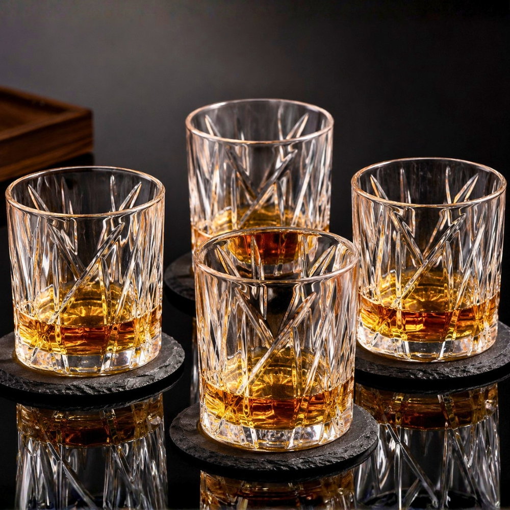 Set 4 Pahare whiskey Mysterious