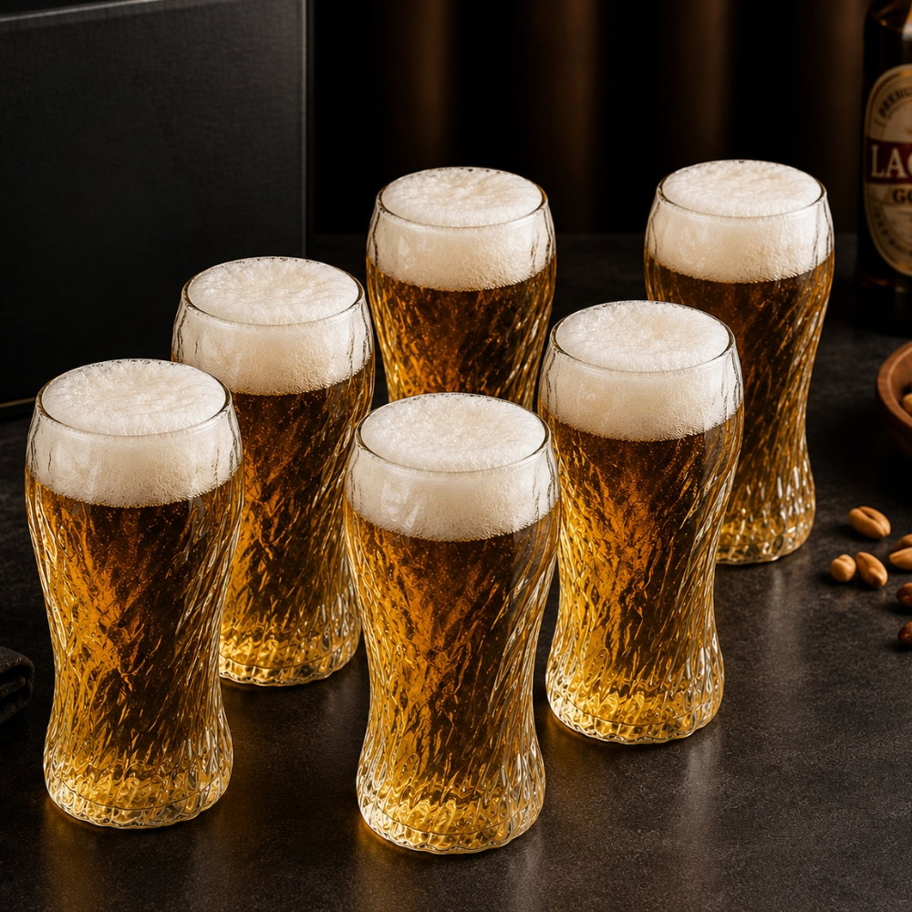 Set 6 Pahare de bere Twisted