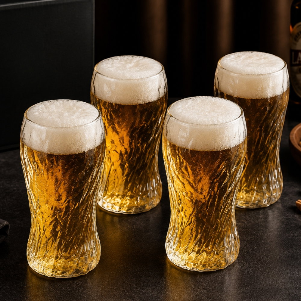 Set 4 Pahare de bere Twisted