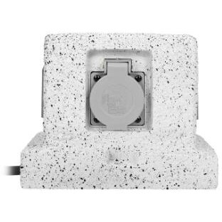 Prelungitor de Gradina OR-AE-13186(GS) 4 Prize 2P+E Schuko Cablu H07RN-F 3x1.5MM² 3M Gri/Negru