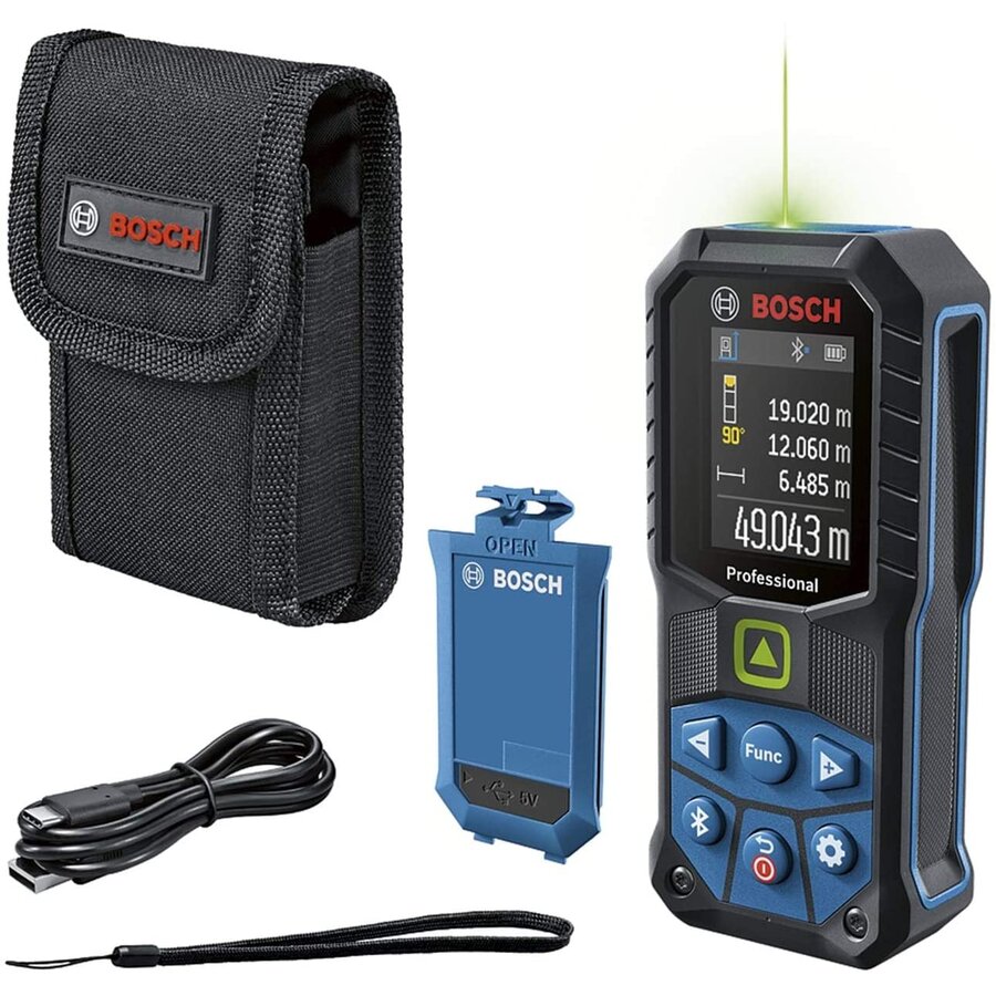 Bosch laser rangefinder 50-27 CG, BA 3.7V 1Ah - 0601072U01