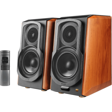 Boxe S1000W-BR 2.0 Hi-Res Audio Bluetooth Telecomanda RMS 120W Maro