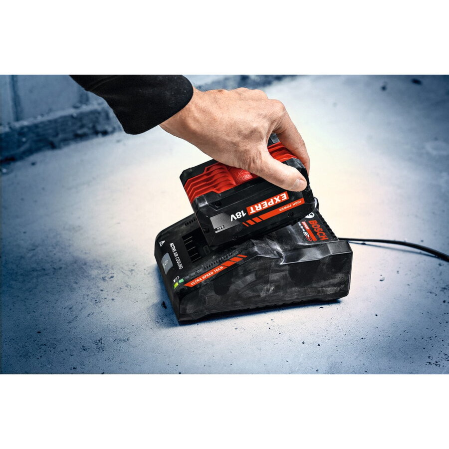 Bosch Professional Expert Fast Charger EXAL18V-160 black, AMPShare Alliance