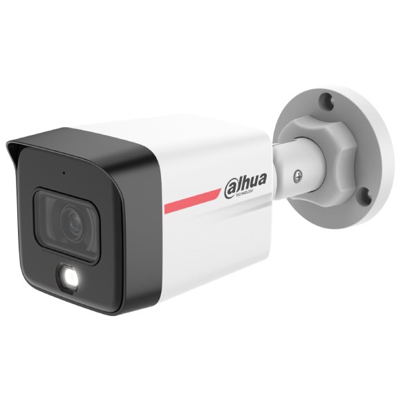 Camera IP WizColor Lite Dahua IPC-HFW1439TC1-A-LED-0280B-PRO, 4MP, lentila 2.8mm, lumina 20m, microfon, PoE, IP67