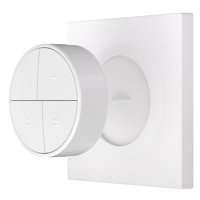 Intrerupator Smart Sonoff Fusion SNZB-01M, 4 Butoane, Protocol Dublu Zigbee 3.0 &amp; eWeLink-Remote, Wireless, Alb / 6920075743609