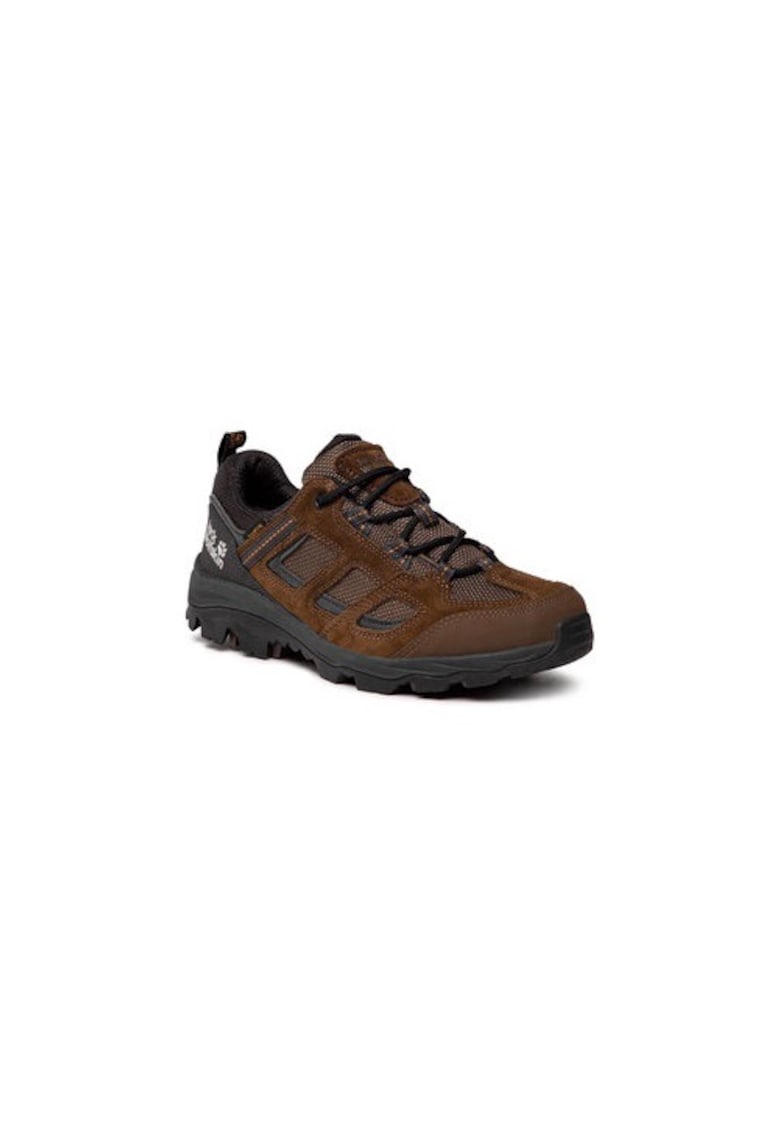 Bocanci trekking barbati  207530966 - Piele naturala - Maro - Maro