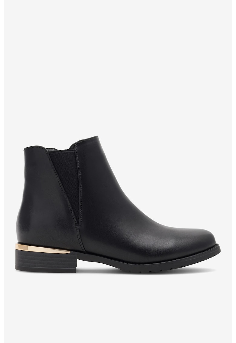 Ghete dama  5905588022220 - Sintetic - Negru - Negru