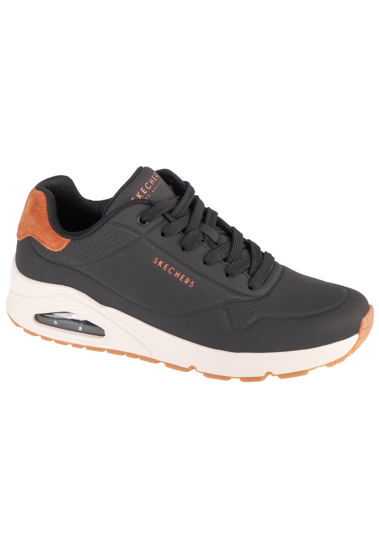 Pantofi sport cu insertii de piele intoarsa Uno-Suited On Air - Negru