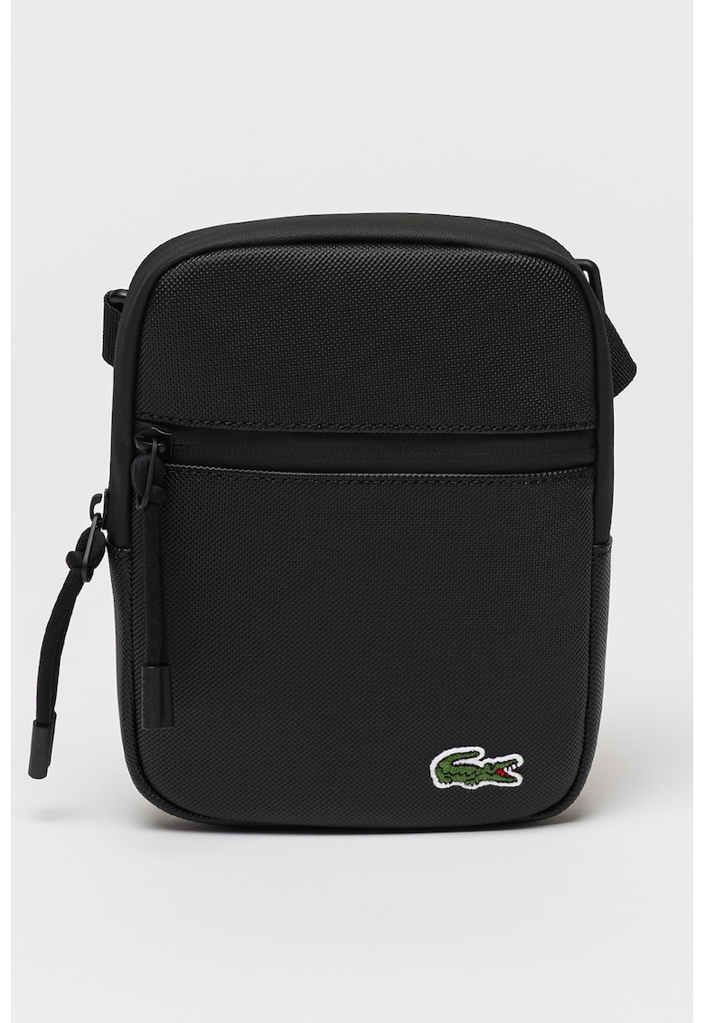 Oferte la Geanta crossbody cu buzunare exterioare cu fermoar - Negru