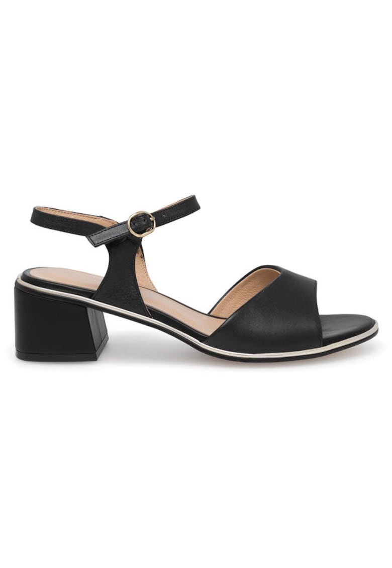 Sandale dama - 43091 -  Piele naturala - Negru