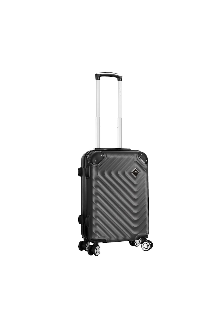 Troler de cabina  SW44103 - ABS - cifru - 4 roti duble - 35L - 55 cm - antracit