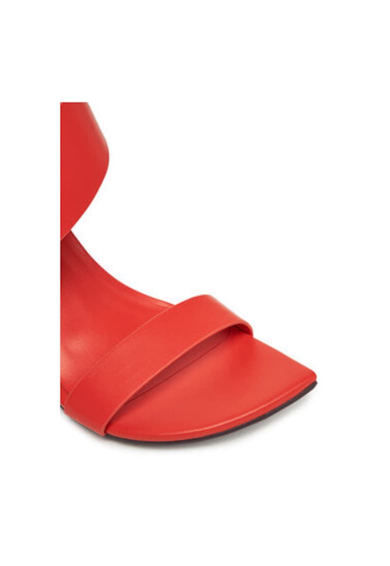Sandale dama - 1092887216 -  Piele naturala - Portocaliu