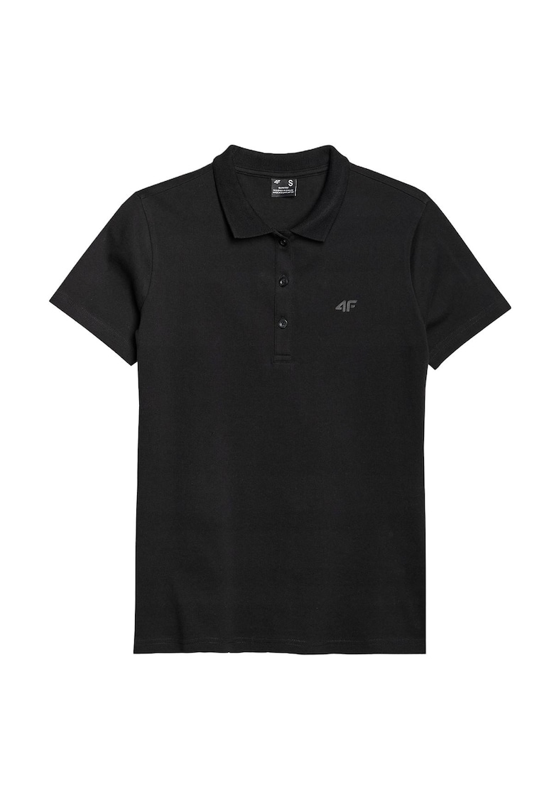 Tricou polo negru dama - Negru