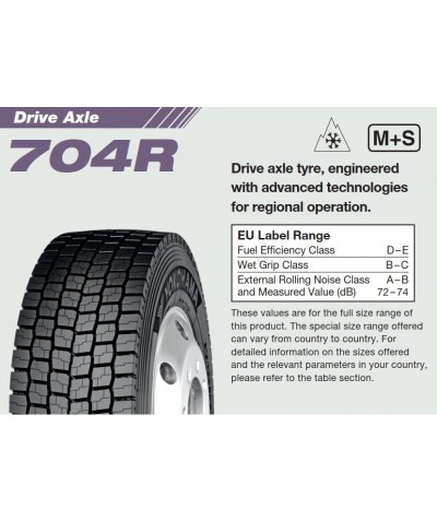 YOKOHAMA 704R 315/70R22.5 154/150L