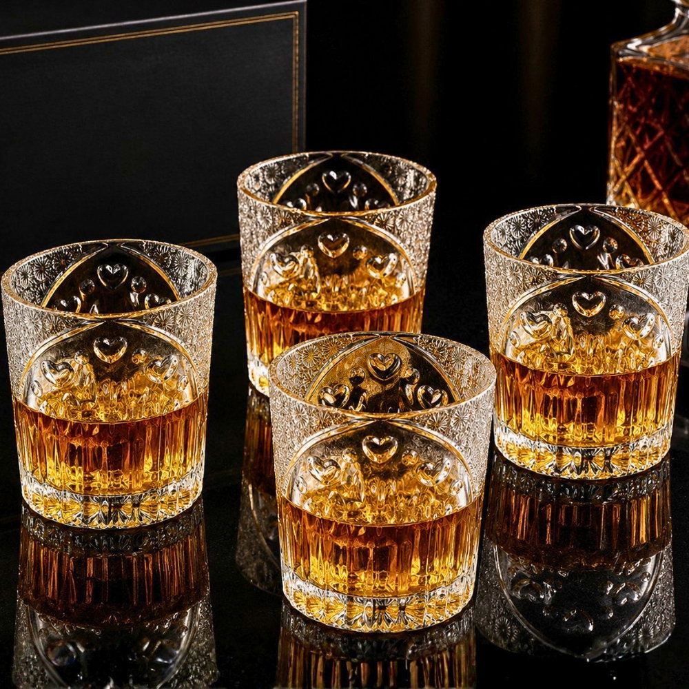 Set 4 Pahare whiskey Royal