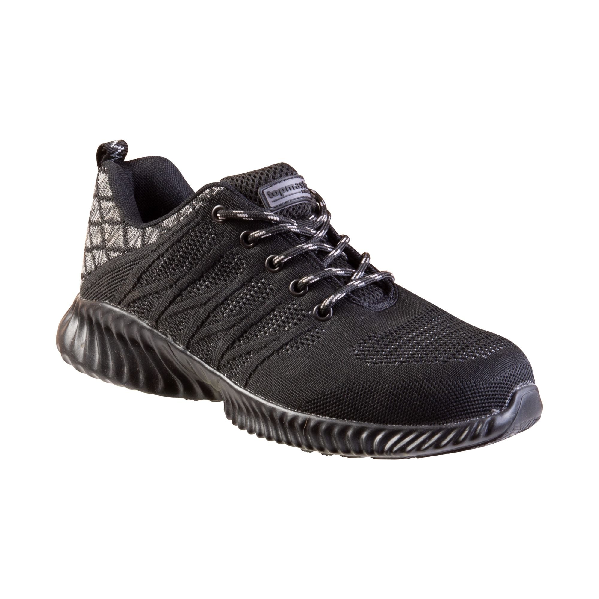 Pantofi de protectie cu bombeu metalic Topmaster TMP S1, negru, marimea 40