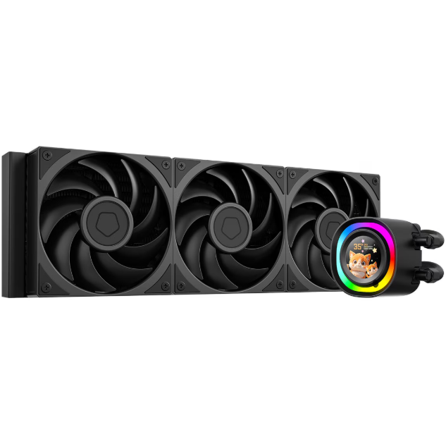 Cooler Procesor Cu Lichid FX360 LCD PE Negru Cu Display