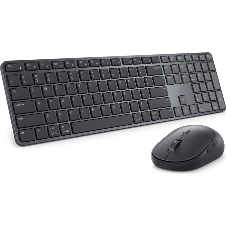 Kit Tastatura si Mouse Pro 7 Slim KM726 Wireless Layout US International (QWERTY) Negru