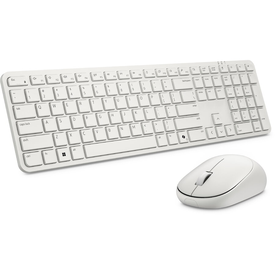 Kit Tastatura si Mouse Pro 5 - KM526 Layout US International (QWERTY) Light Ash