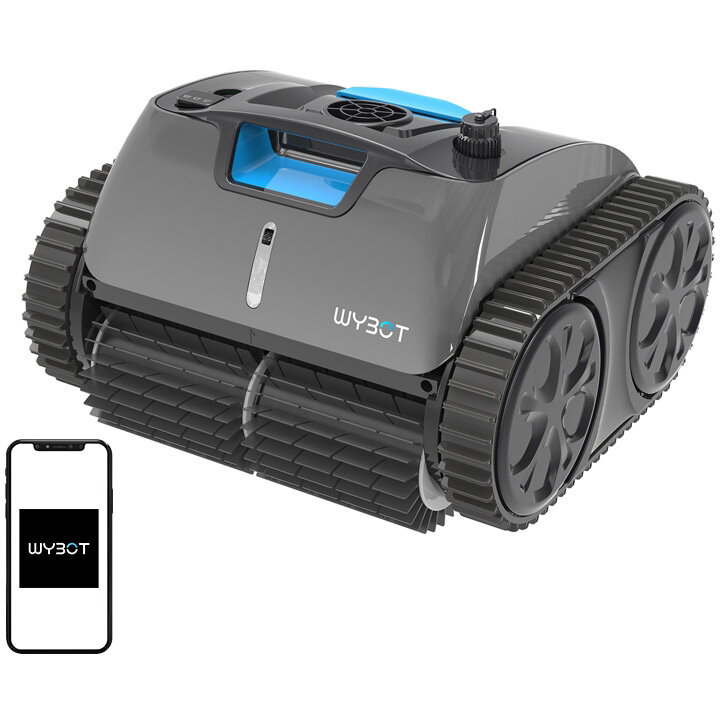 Robot de Curatat Piscina C1 Pro fara Fir  Gri