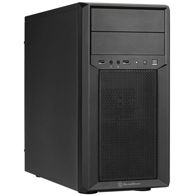 Carcasa SST-FA313-B Micro-ATX Negru