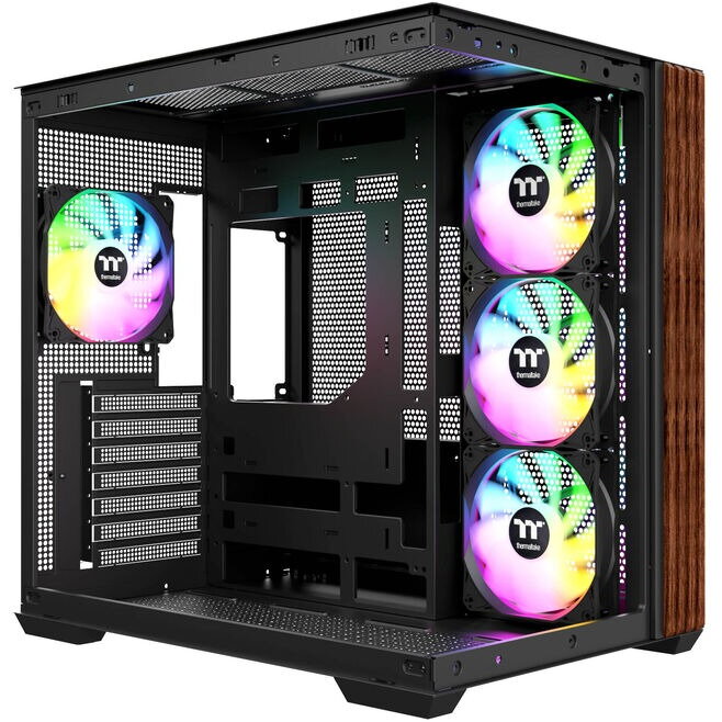 Carcasa View 380 WS ARGB Midi-Tower ATX ARGB Tempered Glass Negru