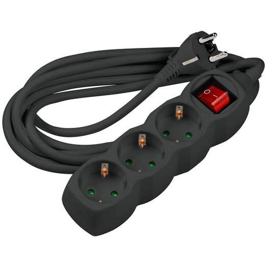 Prelungitor 3 Prize 3m Black