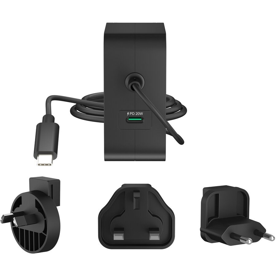 Incarcator 102W GAN PD USB-C 2-PORT Negru
