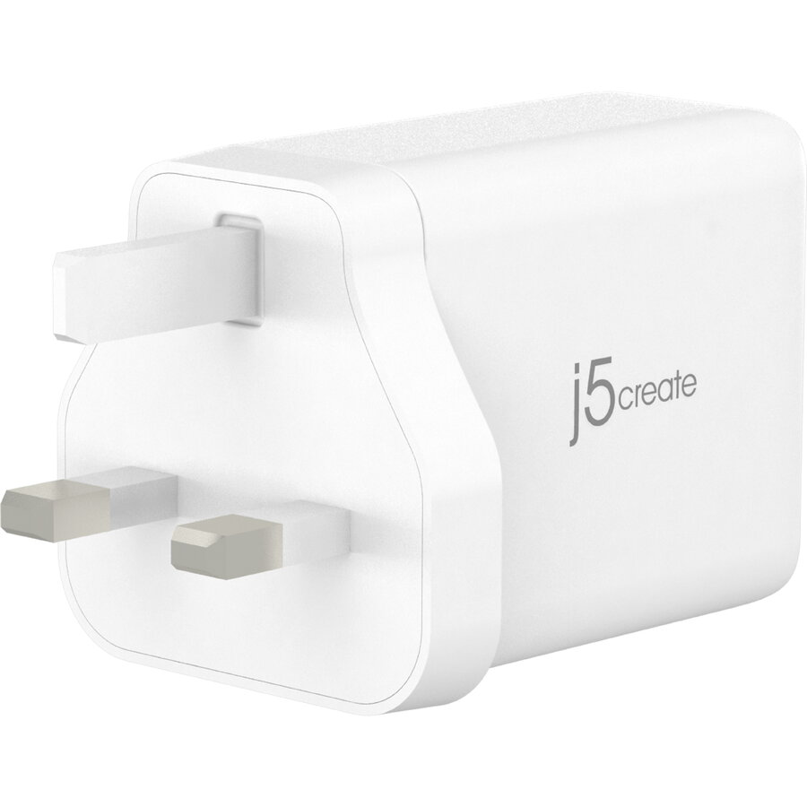 Incarcator 65W GAN USB-C 3-PORT UK Alb