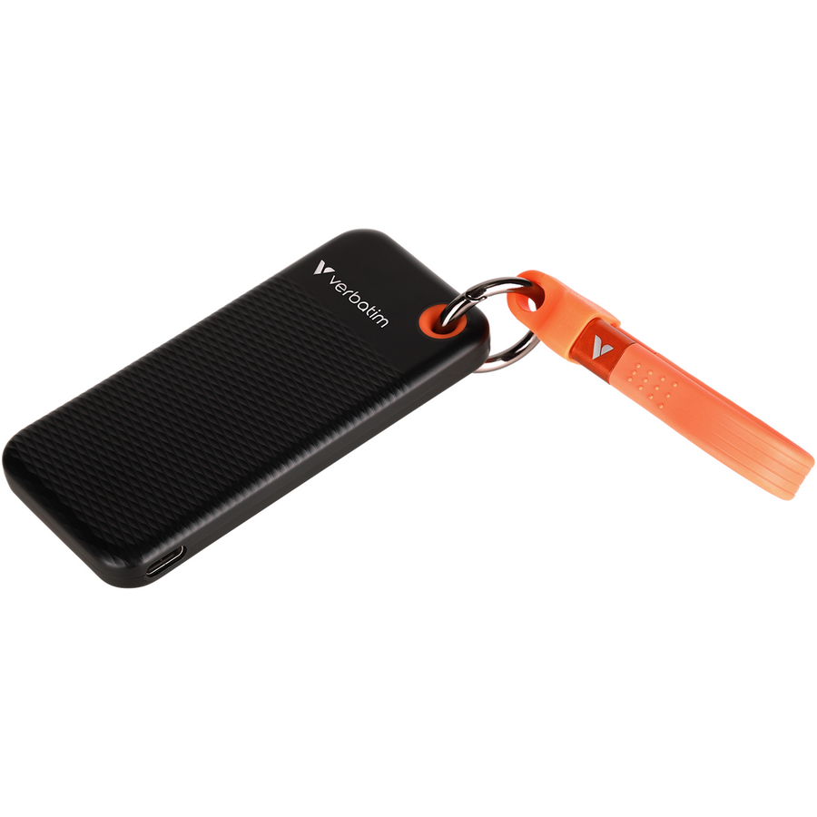 SSD Extern Portabil Pocket Interfata USB 3.2 Gen2 128GB Negru/Portocaliu