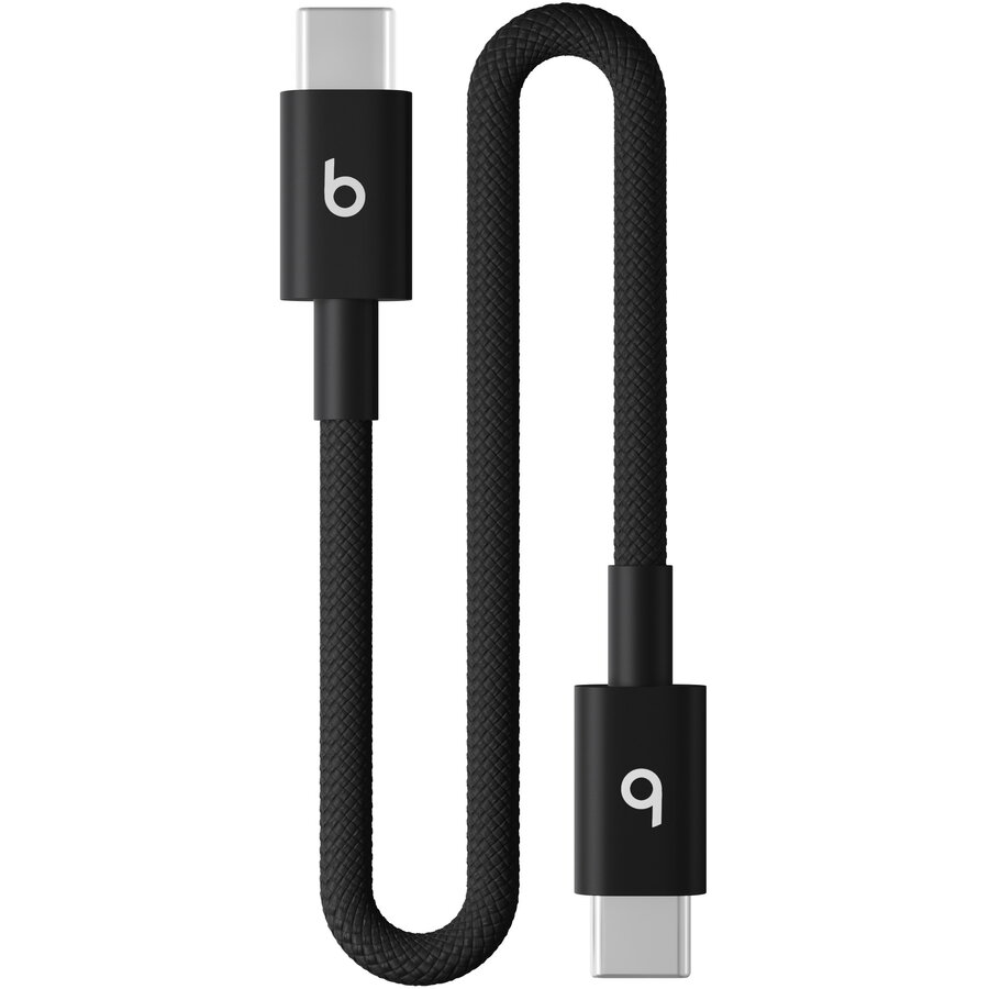 Cablu Date Beats USB-C la USB-C 20CM Negru