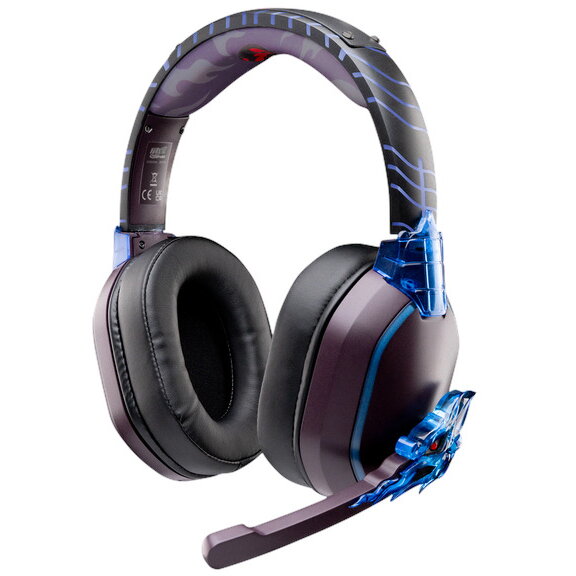 Casti Gaming Madara Design by Tsume Naruto Shippuden Black Purple